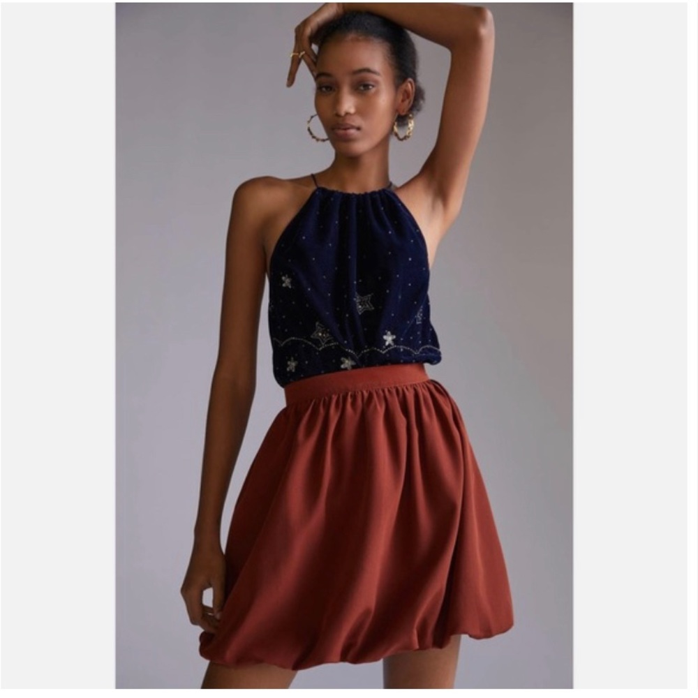 NWT Anthropologie Sunday in Brooklyn A-Line Mini Skirt